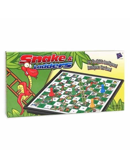 Klasikinis stalo žaidimas su kauliukais "Gyvatė ir kopėčios"