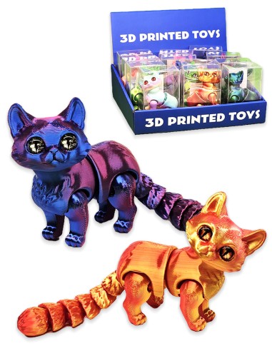 Gear cat - Katinas gerutis 3D printed toys