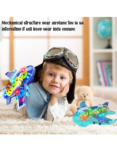 Permatomas Lėktuvo Žaislas su Garsu...