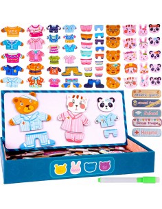 Magnetinė meškiuko dėlionė...