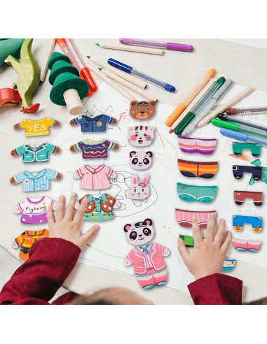 Magnetinė meškiuko dėlionė su...