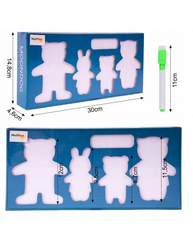 Magnetinė meškiuko dėlionė su...