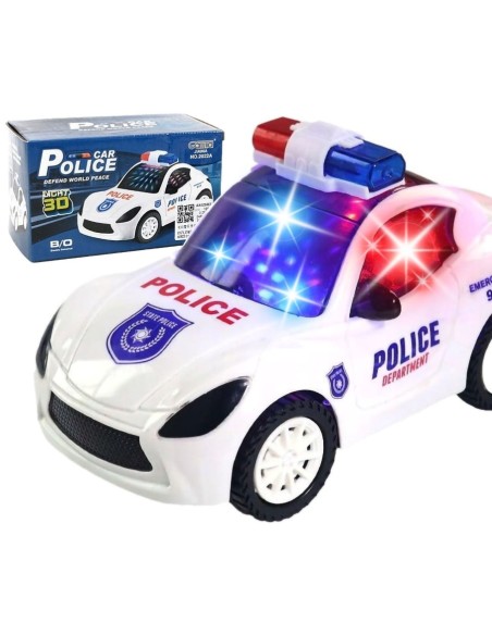 „Super Policininkas“: Interaktyvus Automobilis Su 3D Šviesa Ir Garsu – Nenutrūkstamiems Nuotykiams!