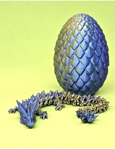 3D Spausdintas Drakonas Kiaušinyje –...