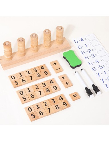 „Skaičių Magija“: Medinis Matematikos Žaislas, Paversiantis Mokymąsi Smagiu Nuotykiu!