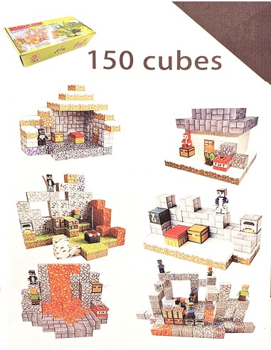 100 vnt Minecraft magnetiniai blokai...