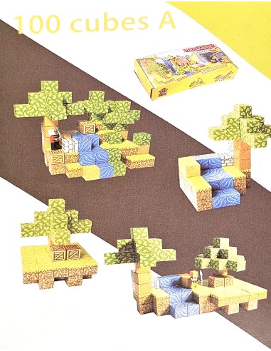 100 vnt Minecraft magnetiniai blokai...