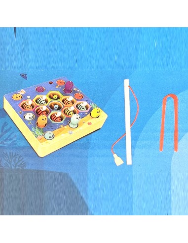 „Žvejo ir Bitučių Medžiotojo“ Rinkinys: Smagus 2in1 Medinis Žaidimas