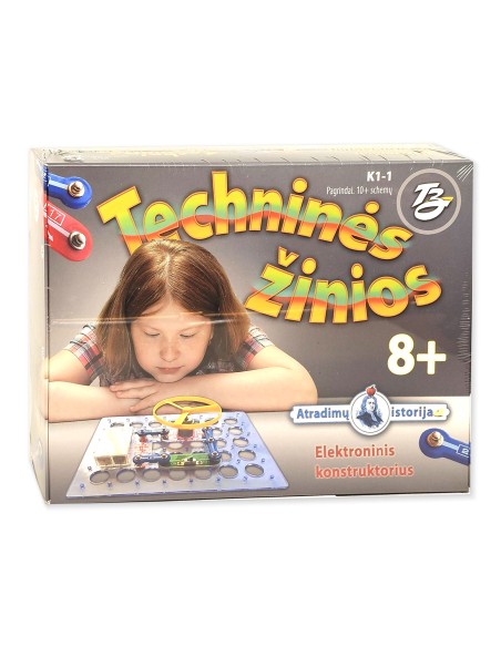 Pažink Elektros Pasaulį: „Snap On“ Elektronikos Rinkinys.