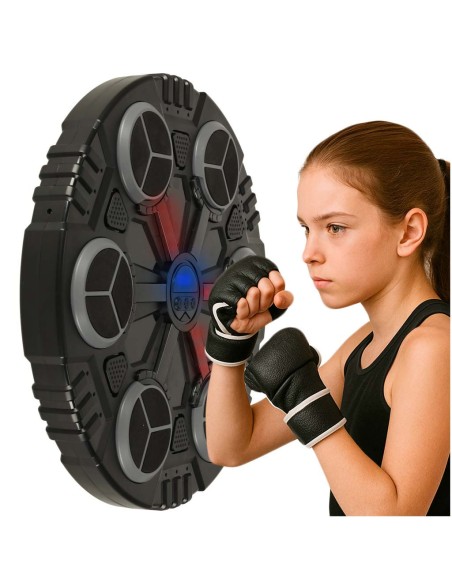 Bokso Treniruoklis „Čempiono Kelias“ – Muzika ir LED Motyvacija!