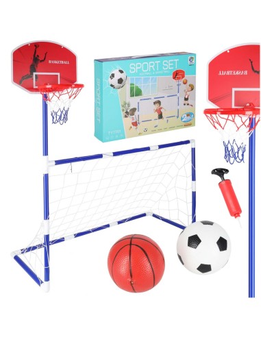 Sporto Rinkinys 2-in-1: Futbolo Vartai ir Krepšinio Lenta!
