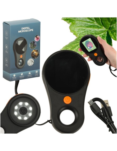 Skaitmeninis Didinamasis Stiklas-Mikroskopas – Atverkite Vaikams Detalių Pasaulį!