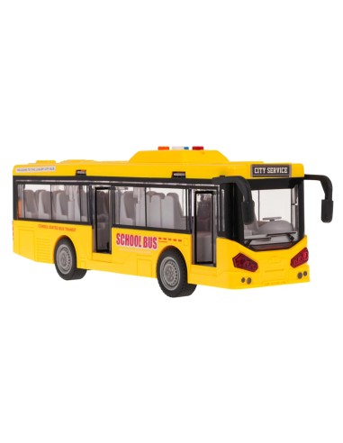 Geltonas Mokyklinis Autobusas su...
