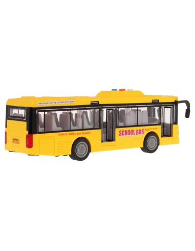 Geltonas Mokyklinis Autobusas su...