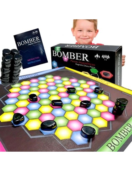 „Magnetų Mūšis“ – Strateginis Stalo Žaidimas „Bomber“!