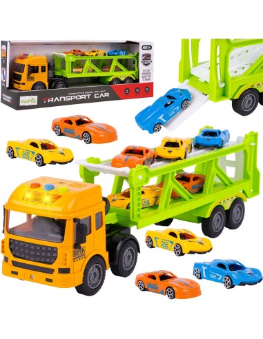 Sunkvežimis Vilkikas su 5 Automobilių...