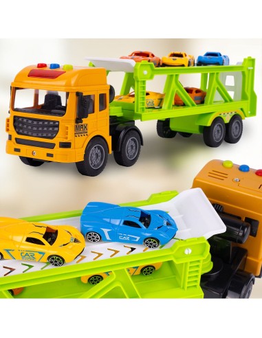 Sunkvežimis Vilkikas su 5 Automobilių...