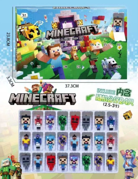 Advento Kalendorius – Minecraft Pikselių Kalėdos