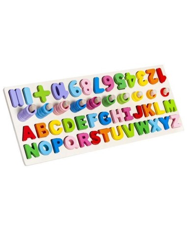 Medinė Abėcėlės ir Skaičių dėlionė