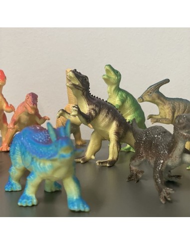 Dinozaurai, 12 plastikinių figūrų...