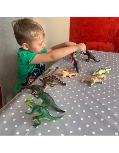 Dinozaurai, 12 plastikinių figūrų...