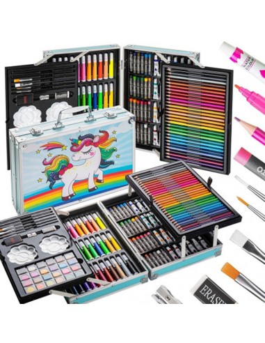 Piešimo, tapybos, lipdymo rinkinys 145 dalių