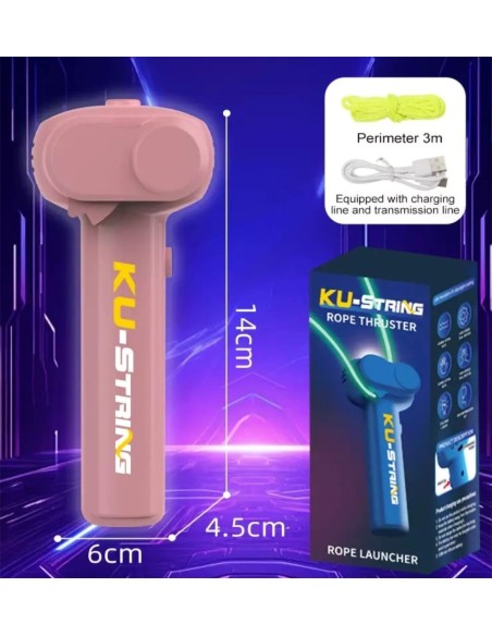 „Ku-String“ Virvės Paleidimo Žaislas: 250 Mln. Peržiūrų Hit'as su UV Švytėjimo ir Levitacijos Efektu.