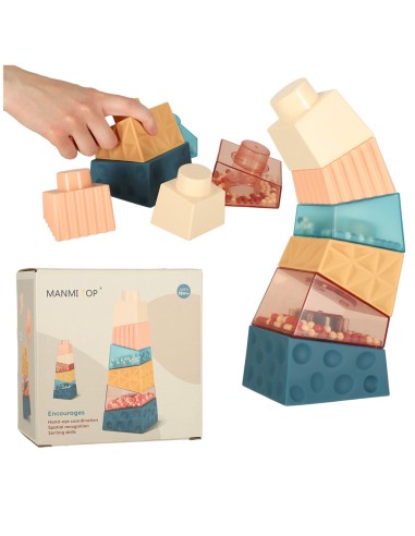 Montessori Sensorinis Bokštas – 6 El....