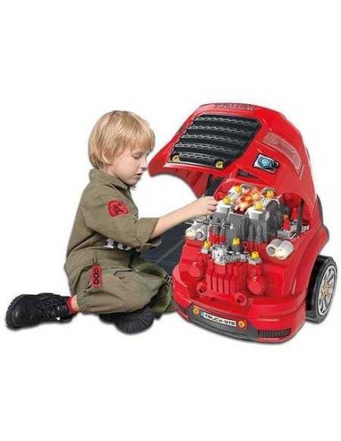 Sunkvežimio Variklio Išardymo Komplektas (Mechanikas 2in1) – Su Vairavimo Simuliatoriumi, Garsais ir Šviesomis