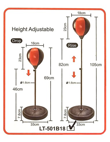 Reguliuojamas Bokso Rinkinys Smūgis +...