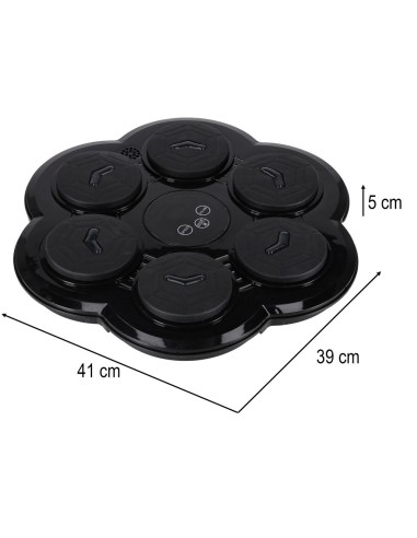 Elektroninis Bokso Skydas: Interaktyvus Muzikinis Skydas su BLUETOOTH – 9 Greičio Lygiai ir Taškų Skaičiavimas