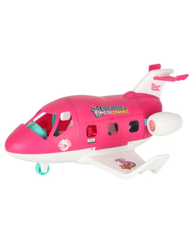 32 cm Rožinis Kelioninis Lėktuvas su...