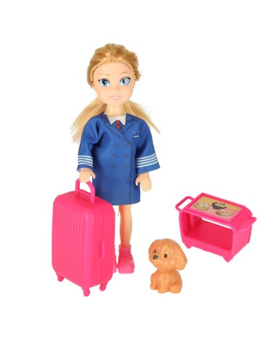 32 cm Rožinis Kelioninis Lėktuvas su...