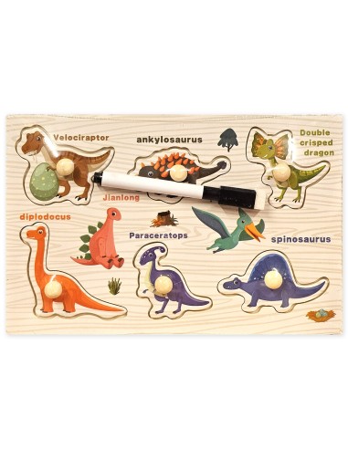 2 in 1 Nesudėtingos medinės dėlionės...