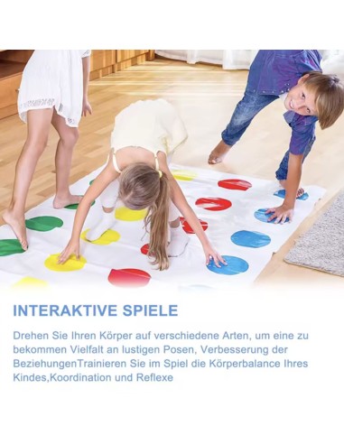 Linksmas vakarėlių žaidimas - Twister...