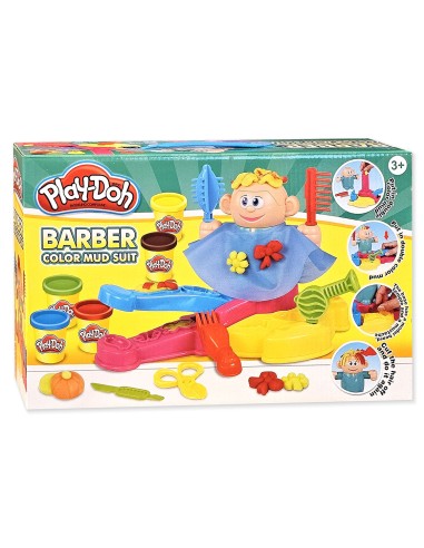 Kūrybinis Žaidimas: Modelinas „Stilistas“ – Presas Plaukų Formavimui – Pilnas Priedų Rinkinys