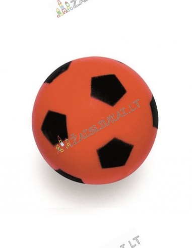 Minkštas poroloninis futbolo kamuolys 12 cm
