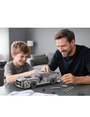 Technic Blokeliai: Pilkas GT Muscle...