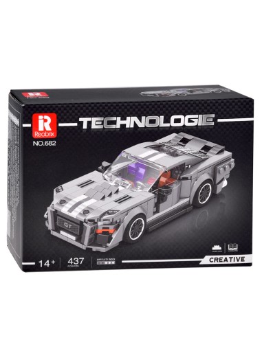 Technic Blokeliai: Pilkas GT Muscle...