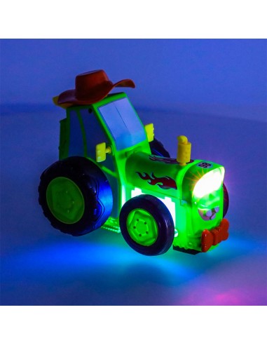 Šokinėjantis RC Traktorius Su Muzika:...