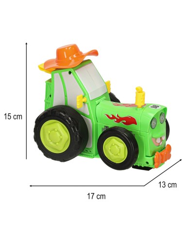 Šokinėjantis RC Traktorius Su Muzika:...
