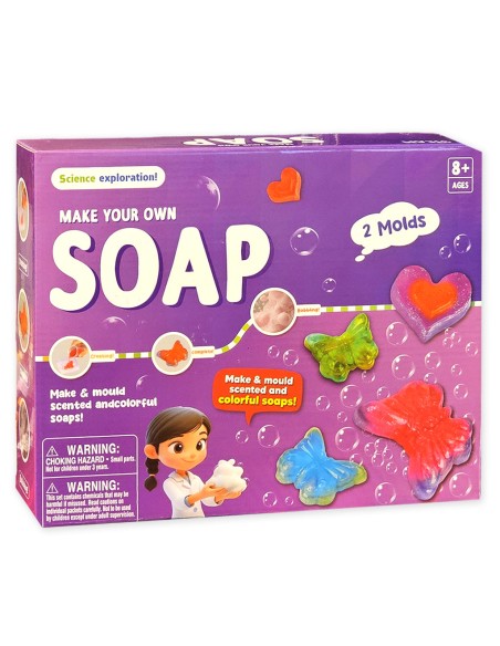 Edukacinis Rinkinys „Pasidaryk pats“: Muilo Laboratorija Vaikams nuo 8 Metų