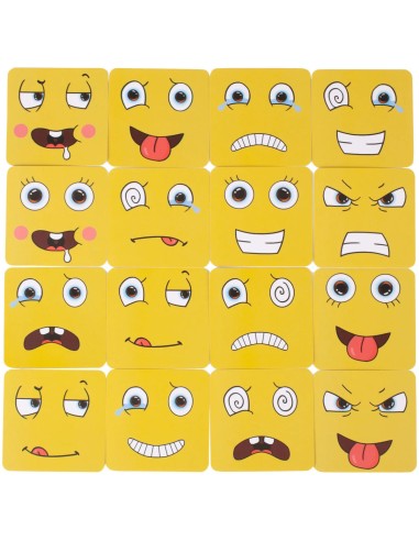 Medinių Veidukų Kubelių Dėlionė –...