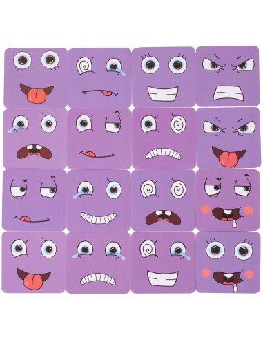 Medinių Veidukų Kubelių Dėlionė –...