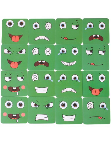 Medinių Veidukų Kubelių Dėlionė –...