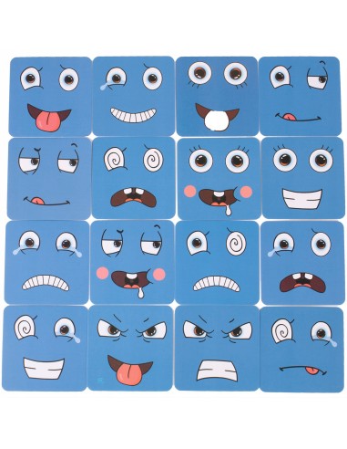 Medinių Veidukų Kubelių Dėlionė –...