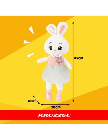 Minkštas Pliušinis Žaislas: Baltai Rožinis Zuikutis – Emocijų Ramintojas ir Kelionių Kompanionas