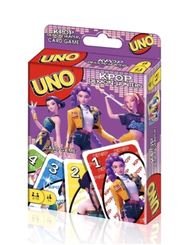 Kortų žaidimas UNO K-Pop Demon Hunters