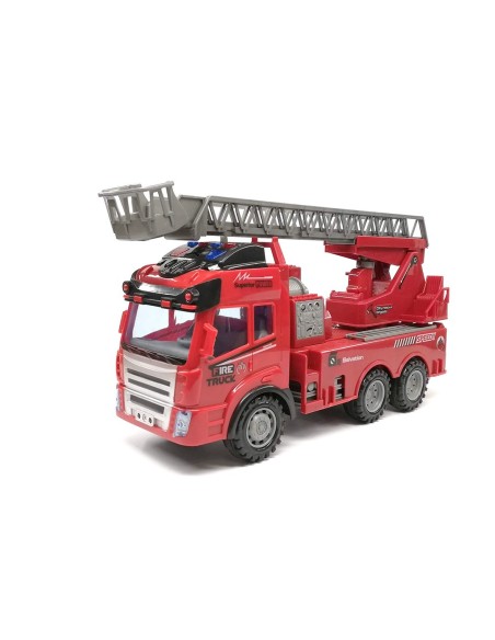 Radijo bangomis valdoma gaisrininkų mašina su šviesos efektais