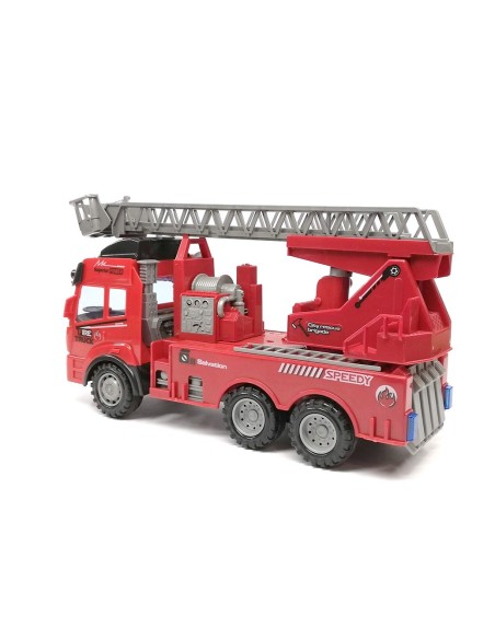 Radijo bangomis valdoma gaisrininkų mašina su šviesos efektais